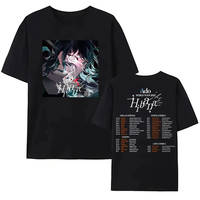 Hot Sale Ado WORLD TOUR 2025 Hibana Tshirt Cotton Short Sleeve T-shirt Japan Style Fashion Print Clothing Women Summer Tee Pirnt
