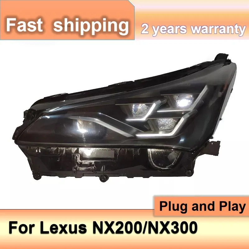 

Автомобильные аксессуары для Lexus NX200T Фара 2015-2020 Lexus NX300 Фара NX NX200 NX260 DRL Линза проектора ближнего света и дальнего света