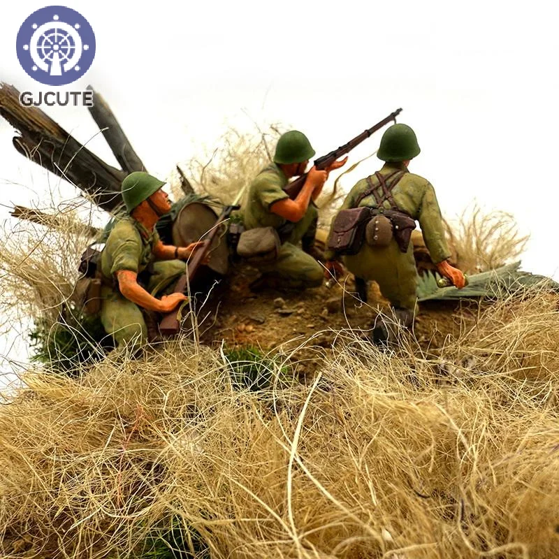 1 conjunto de acessórios de construção de cidade, modelo de tufos de grama estáticos em miniatura, clusters de grama realistas para decoração de paisagem