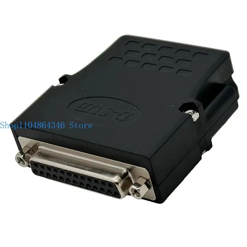 652F DB25 Female Board Module Solderless Adapter 25Pin Port to Terminal Connector Module with Durability Case