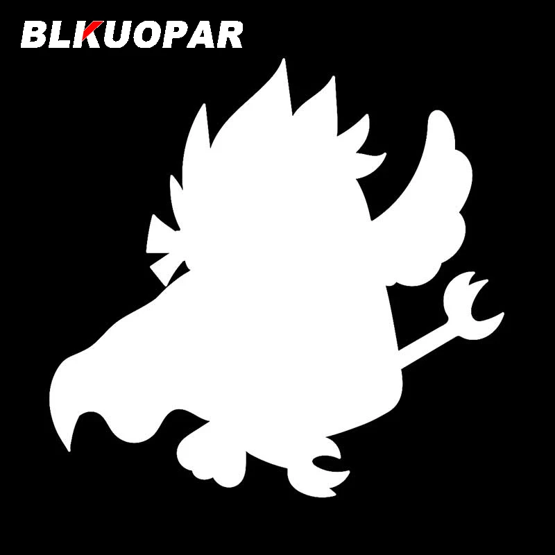 BLKUOPAR For Birds Learn To Glide Super Kicks Car Stickers Sunscreen Personality Decals Scratch-Proof Vehicle Helmet Decoration