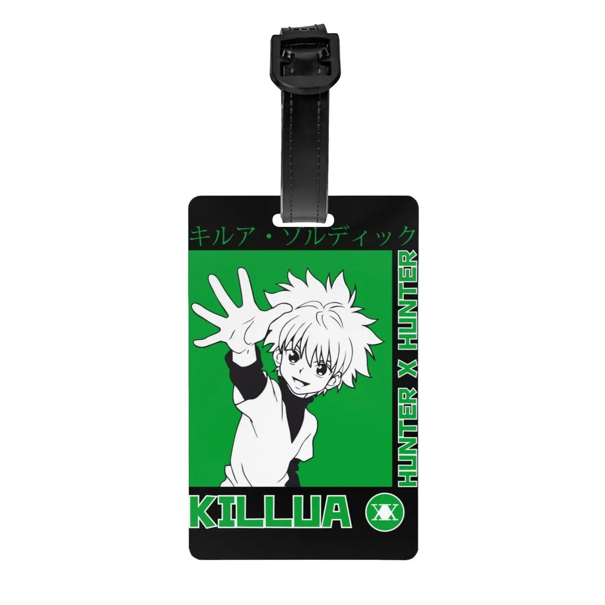 Plakietka bagażowa Hunter X Hunter na walizki Hxh Killua zoldyck ochrona prywatności imienna karta identyfikacyjna