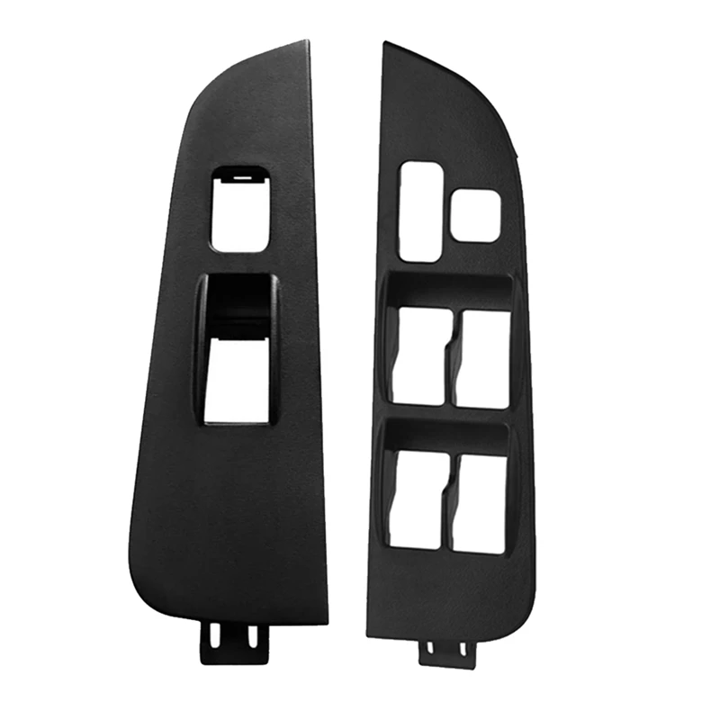 1Pair Power Window Lift Switch Bezel Trim Front Armrest Upper Panel New Arrivals in Stock