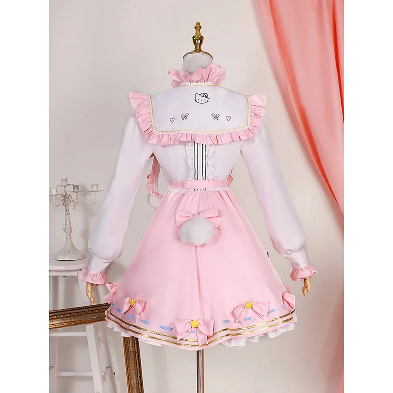 أنيمي لعبة الهوية الخامس تأثيري حلي إيما وودز لوليتا فستان جوزيف ديسولنييه بستاني الملابس شعر مستعار حفلة الهالوين ل Wo @ 0Z *