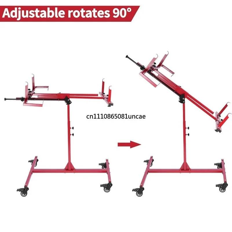 HZG Automobile Sheet Spray Repair Cart Hood Body Door Panel Leaf Movable Adjustable Angle Spray Bracket