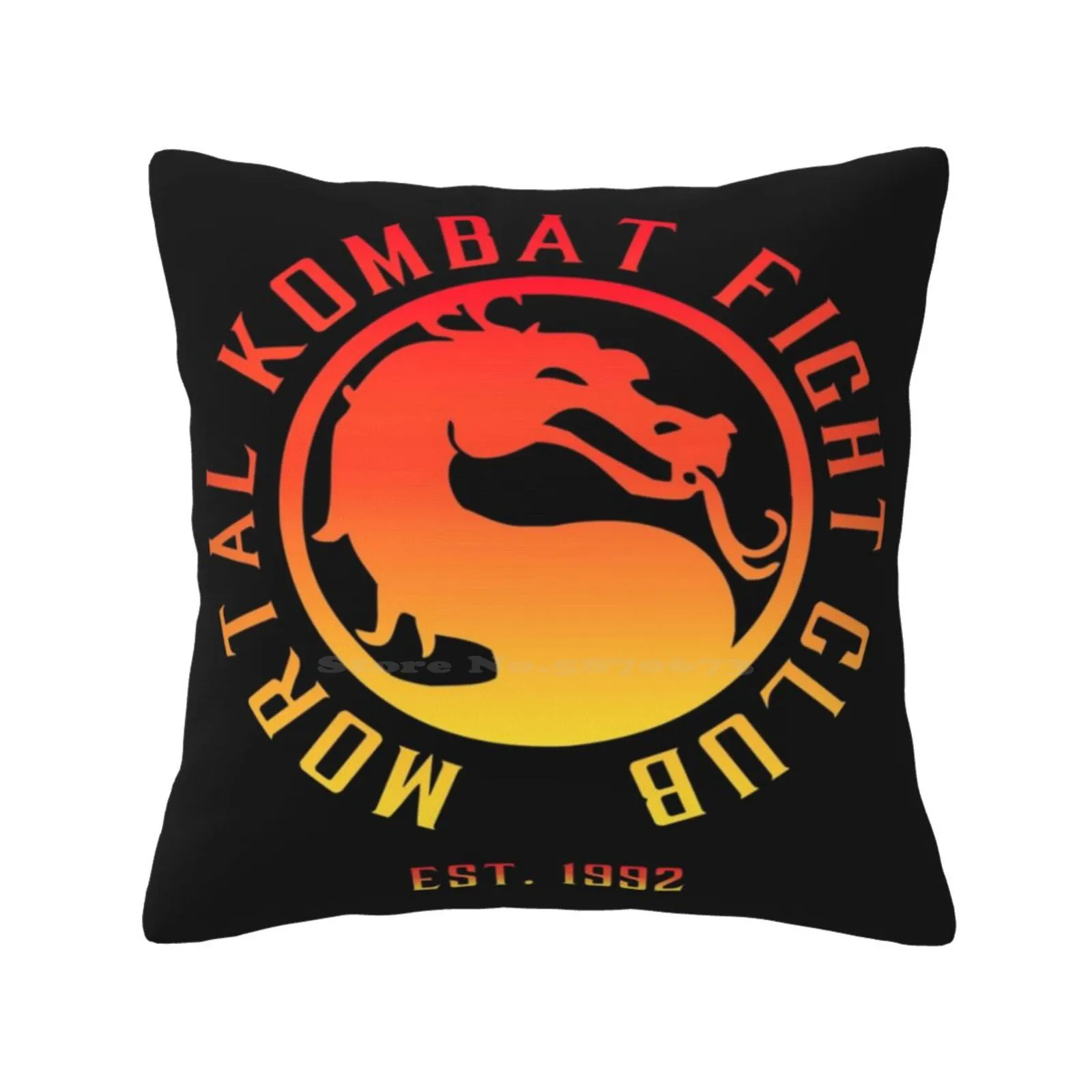 Mortal Kombat Fight Club | Mortal Kombat 11 | Clean Color Logo Bedroom Office Hug Pillowcase Mortal Kombat Fight Club Mortal