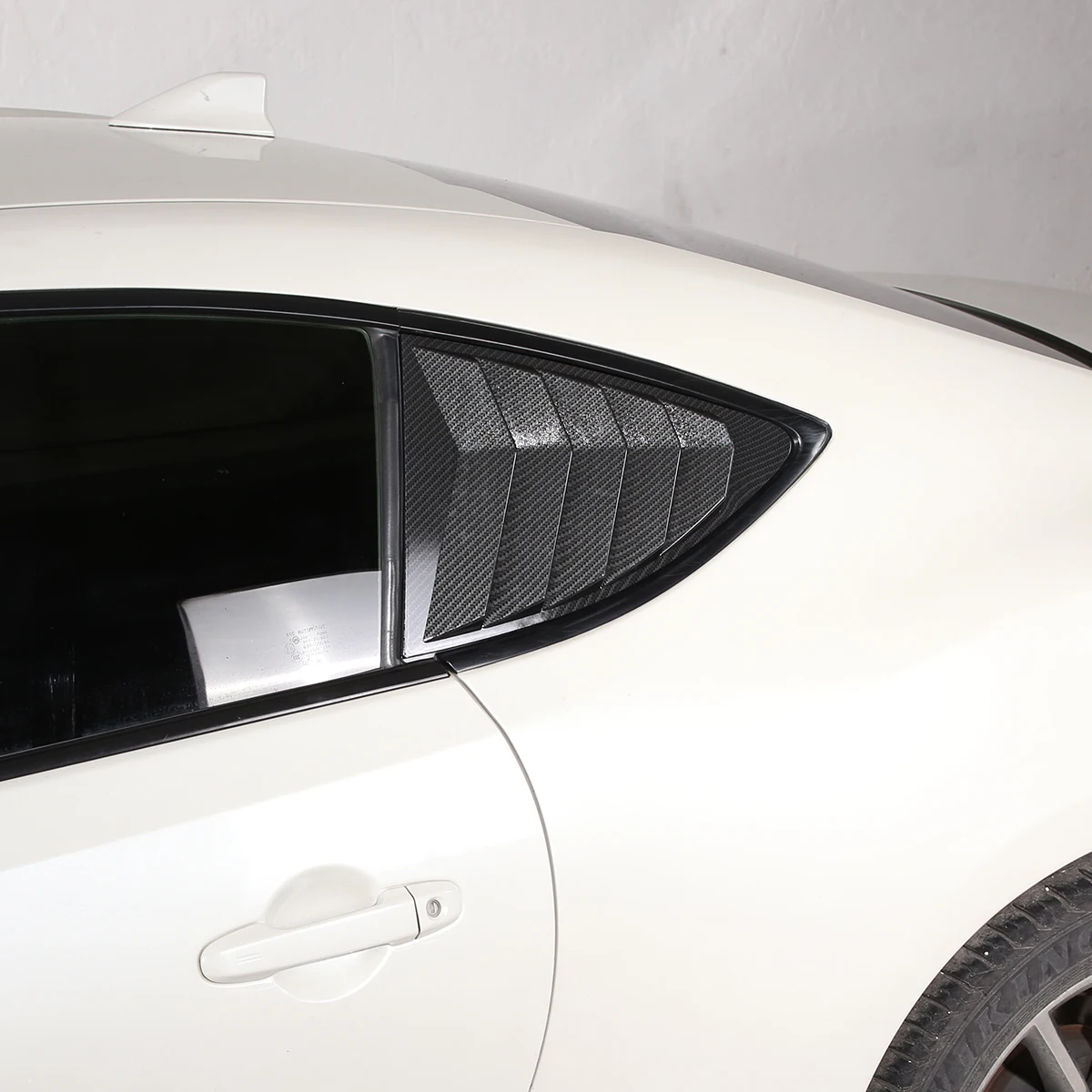 for Subaru BRZ ZC6 For Toyota 86 GT86 2012-2021 ABS Car Rear Window Louvers Spoiler Panel trim Stickers car accessories