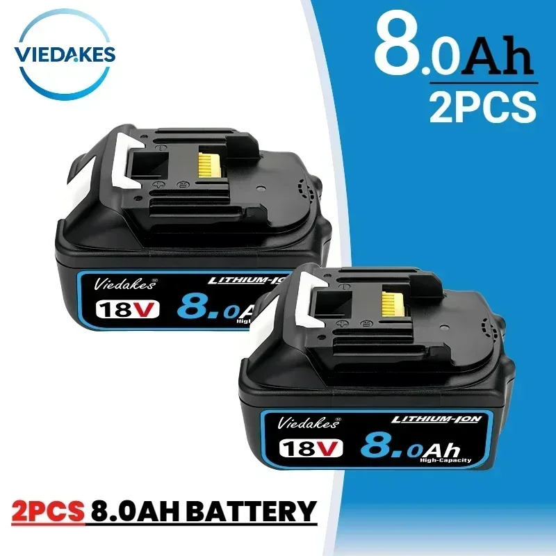 ️ ☽ Voor Makita Boor DTD173 DDF487 DGA404 DJV182 DTW700 HR140Z ☀ originele 18v 8.0Ah/10.0Ah/12.0Ah oplaadbare batterij ☾