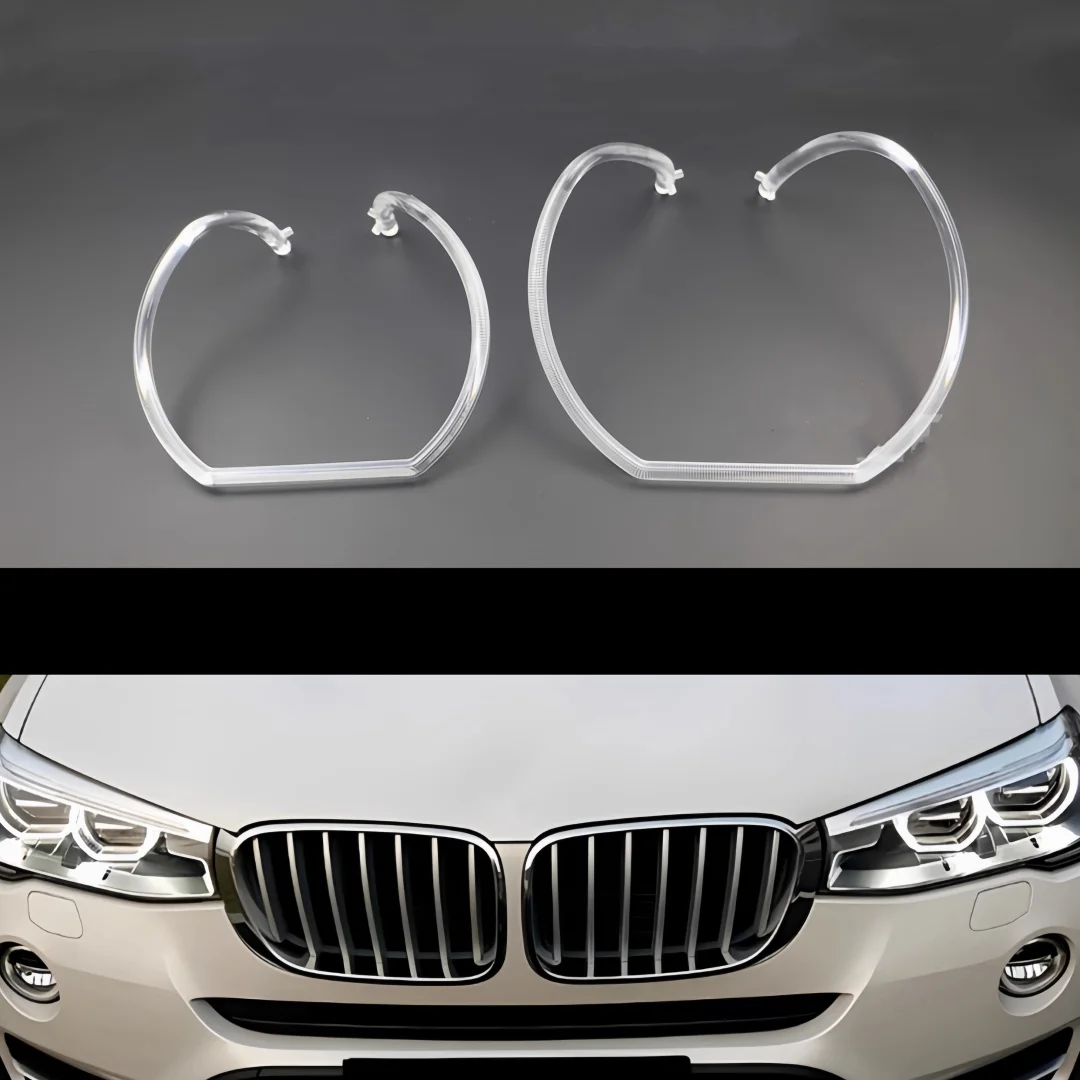 

NEW FULL LED Headlight DRL Tube Acrylic tube Light Lines Fiber High Version For BMW X3 F25 X4 F26 2014 2015 2016 2017