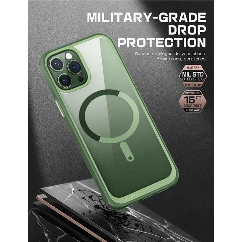 Zdjęcie 5: SUPCASE Etui na iPhone'a 13 Pro Max 6,7 cala (2021) UB Mag Series Premium Hybrid Protective Clear Case Kompatybilne with MagSafe