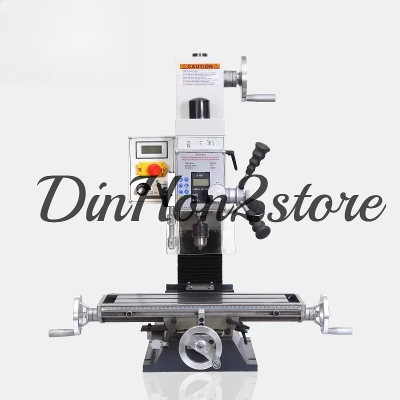 220V Precision Mini Milling Machine, Benchtop Multifunctional Metal Drilling Machine, DIY Household Metalworking Tool