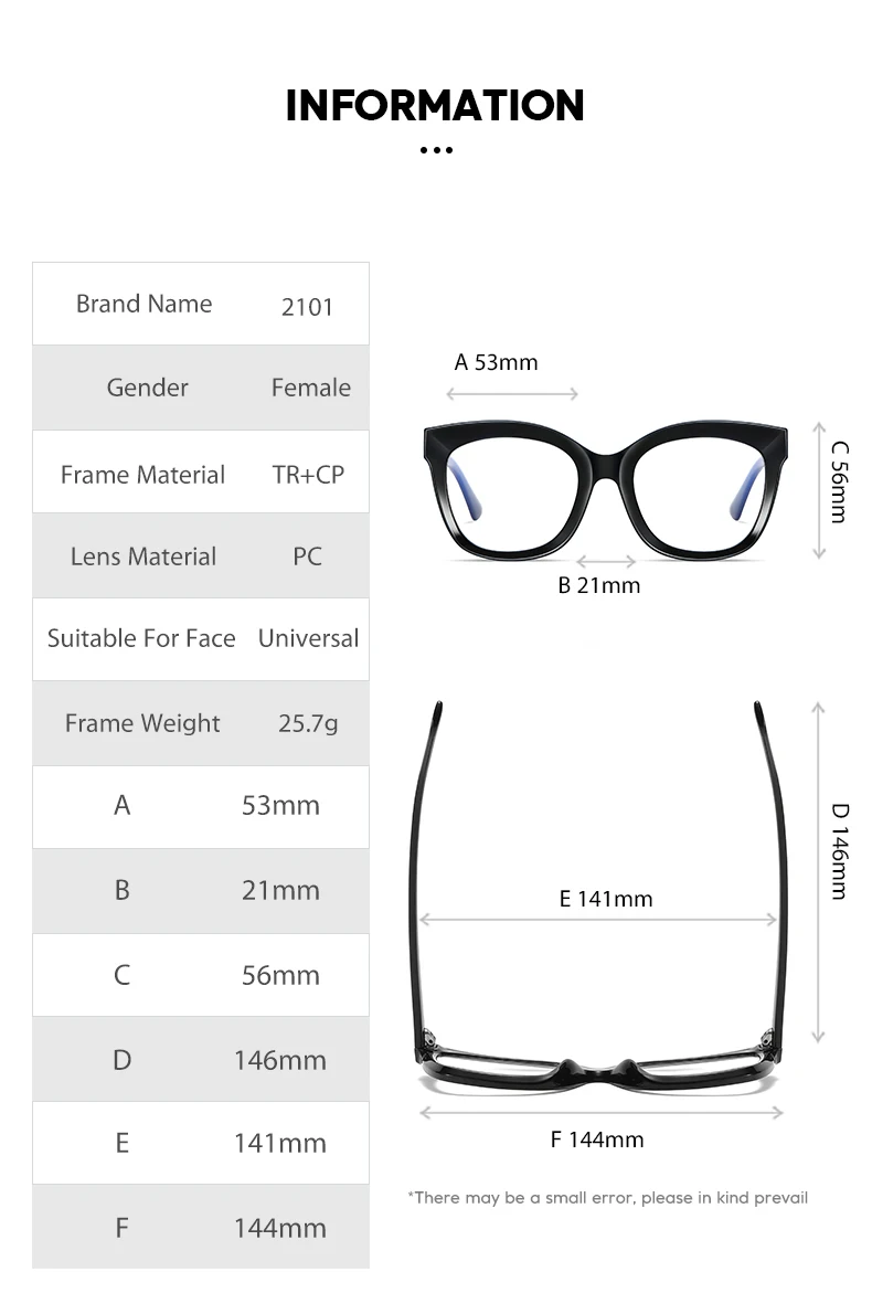 JMISUS نظارات طبية مربعة مخصصة للنساء عدسات بصرية على شكل فراشة مع وصفة طبية خيارات متعددة البؤر