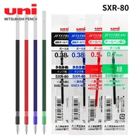 12 Uds Japón UNI recambios de bolígrafo serie JETSTREAM SXR-80 0,38/0,5/0,7mm SXE3-400/MSXE5-1000 suministros de oficina aceitosos