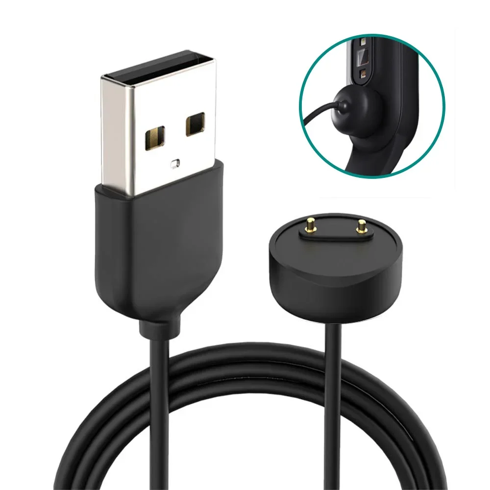 Magnetic Chargers for Xiaomi Mi Band 7 6 5, USB Charging Cable for MiBand 4 3 2 Pure Copper Core Power Cord Smartband Charger.