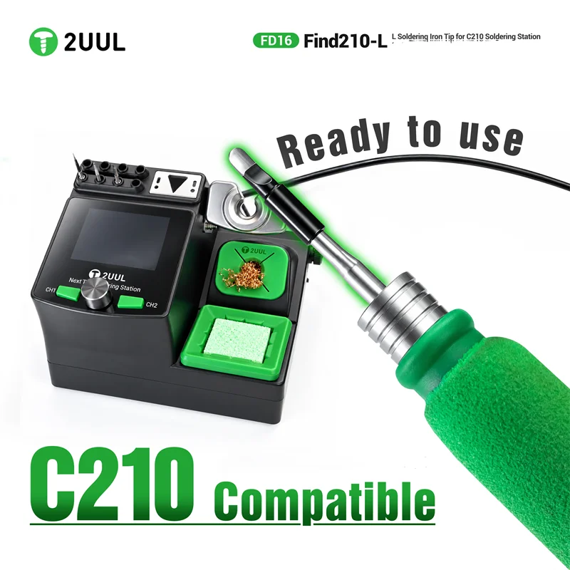 C210 Precision Soldering Station - 2UUL FD16 Find210-L: punta de soldador