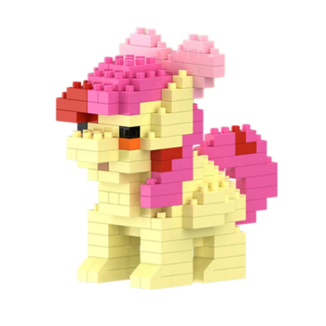 Niedliches Regenbogen-Pony Baustein-Spielzeug Geburtstagsgeschenk Kleine Ornamente – Detail 17