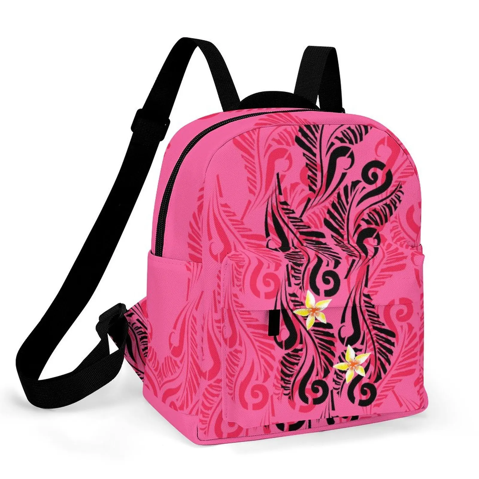 حقيبة ظهر نسائية كاجوال مخصصة بولينيزية متينة ومقاومة للاهتراء، تصميم مخصص لجزيرة المحيط الهادئ #1