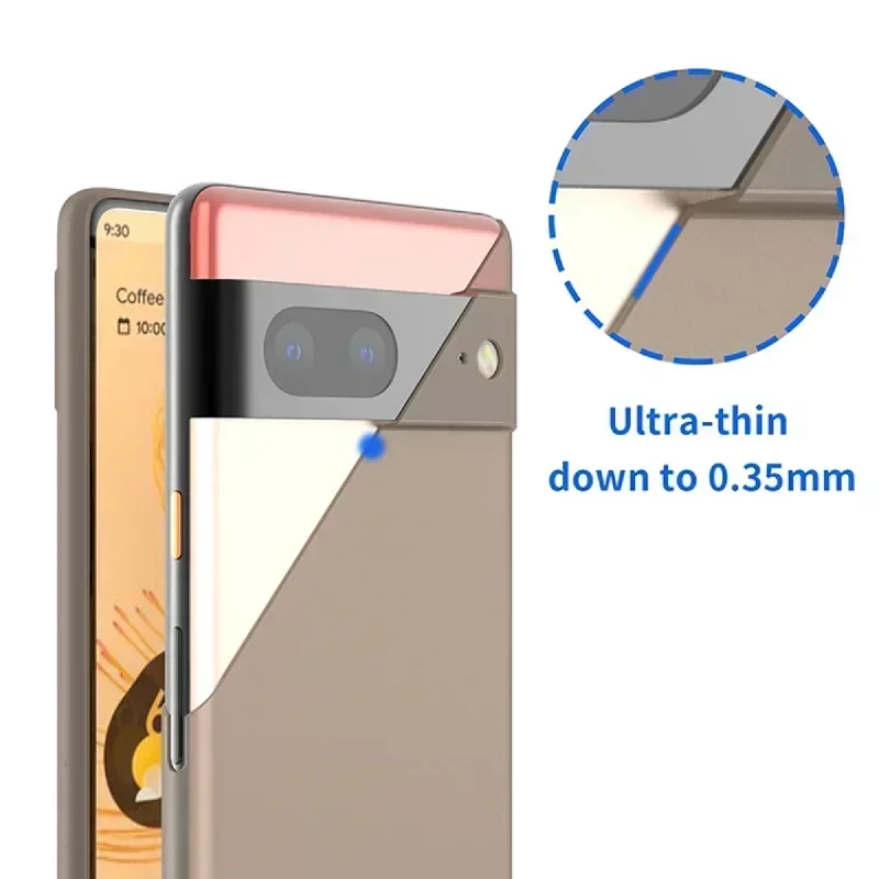 0.35mm Ultra Thin Slim PP Back Cover Case For Google pixel 8 pro pixel8 Luxury Phone Case image 5
