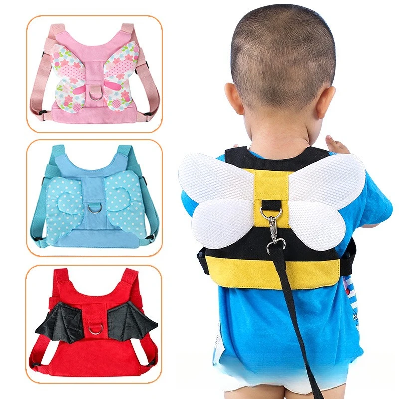 

Baby Safety Toddler Wing Walking Harness Child Strap Belt Keeper Reins Baby Cabinet Straps Belt Walking Assistant Belt
