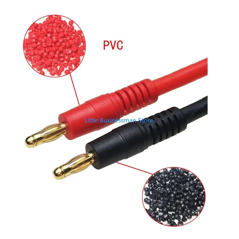 Remote Battery Charging Cable Adapter with Flexible Silicone Wire Jackets 35Cm M76A