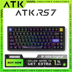 ATK-磁気メカニカルゲームスイッチ,rgb,8k,rs7,クイックトリガー,PCギフト