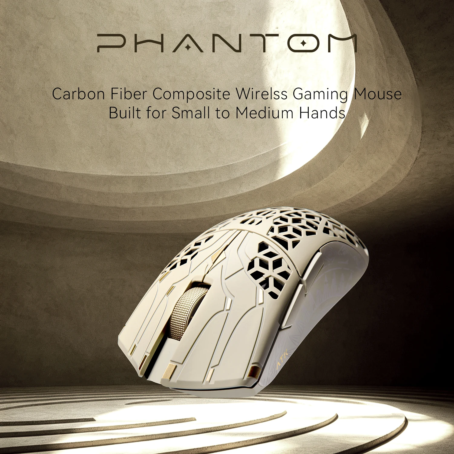 Ultimate Esports Gaming - ATK Phantom Ultimate Gaming Mouse Carbon‑Fiber