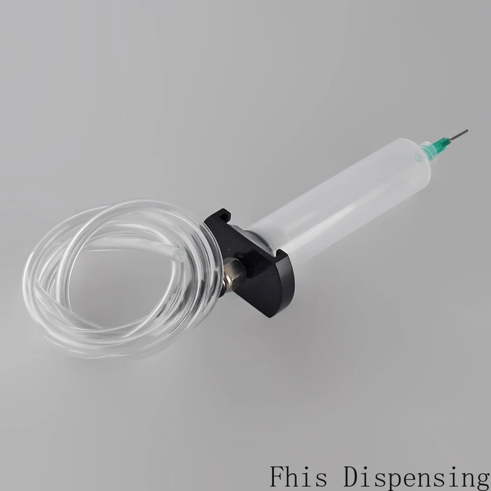 30cc/55cc Aluminum Adapter Liquid Dispenser Solder Paste Adhesive Glue Syringe Pack of 10