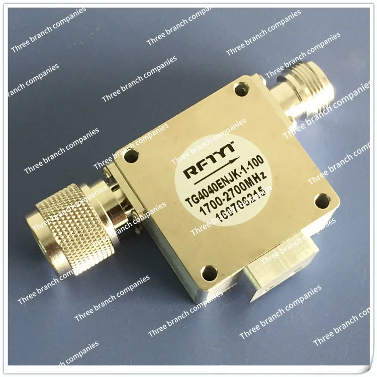 RF Coaxial Isolator with Multiple Frequency Bands Available at 300MHz-6GHz