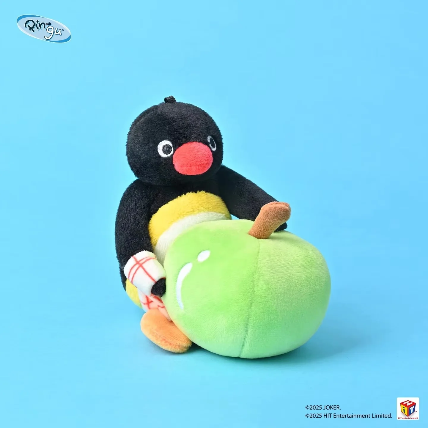 جديد حقيقي Pingu ألعاب من نسيج مخملي البطريق دمية محشوة الكرز الاستماع أفخم المفاتيح البطريق الإبداعية الفاكهة سلسلة لعبة هدية لعبة #4