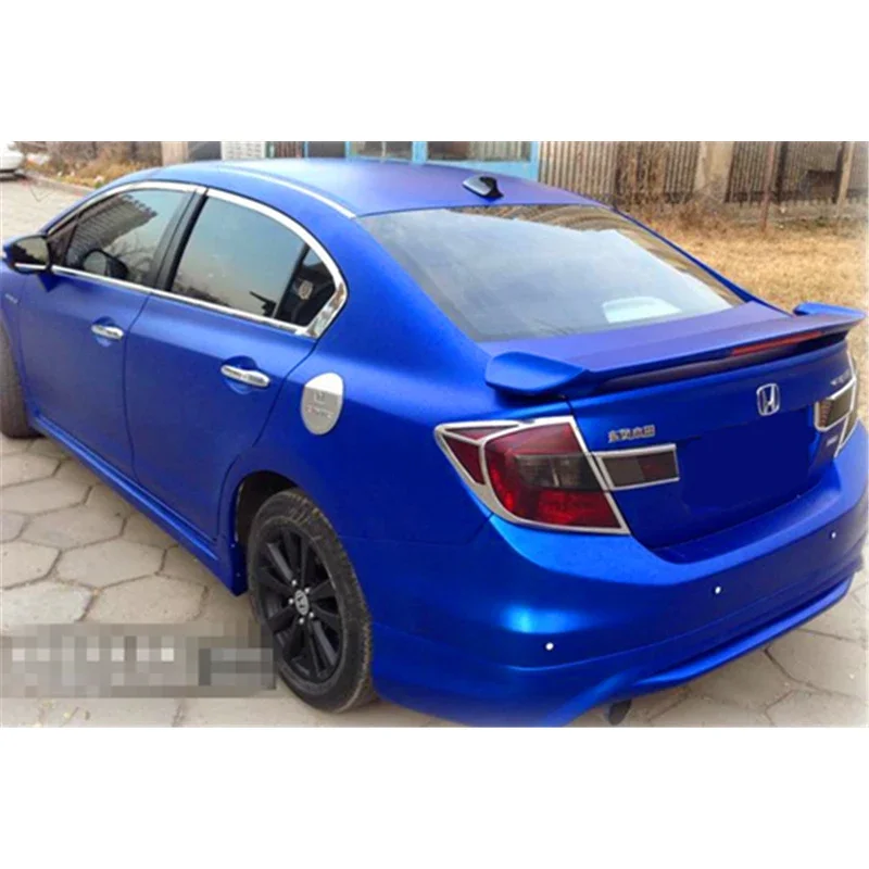 Car Spoiler for Honda Civic Spoiler 2012 2013 2014 2015 ABS Material Rear Wing Decoration Dedicated Accessories
