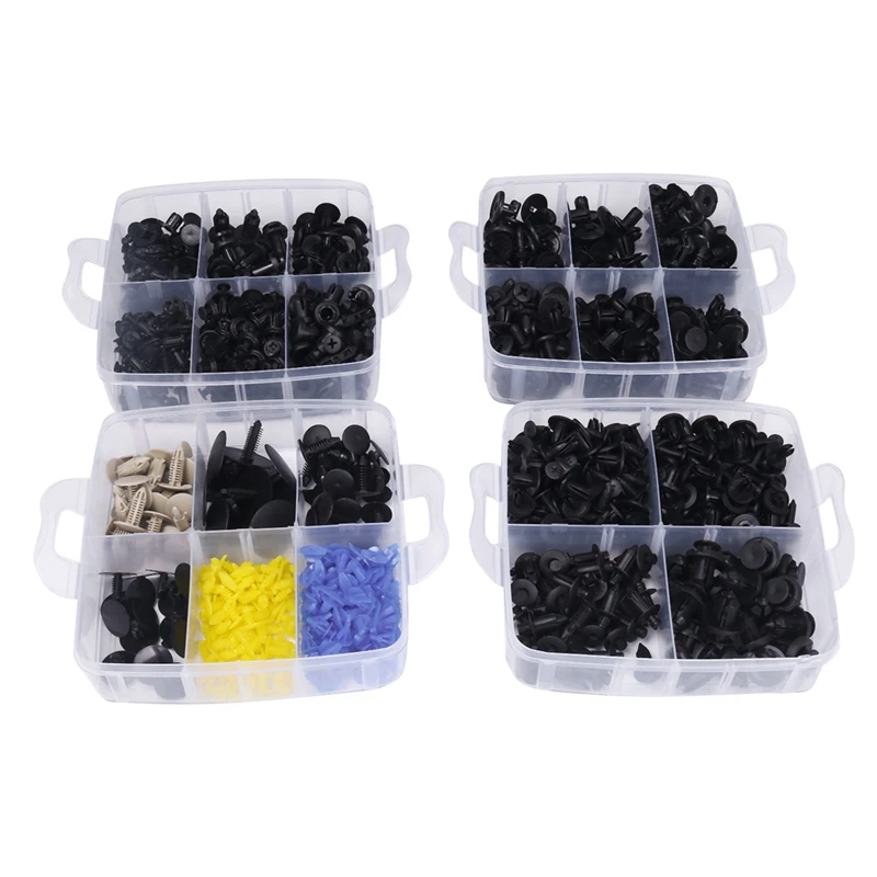 1300 Pcs Plastic Car Fender Retainer Different Fasteners Clip Moulding