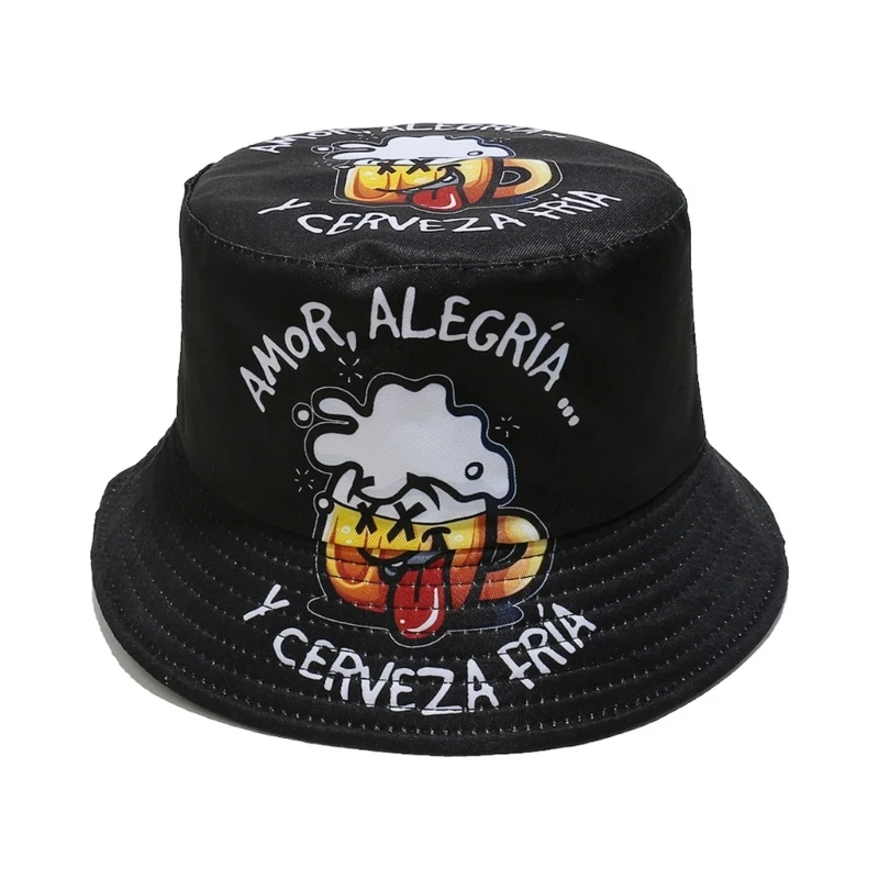 

Beer Print Fisherman Hat Sports Hat Bucket Hat Fashion German Workout