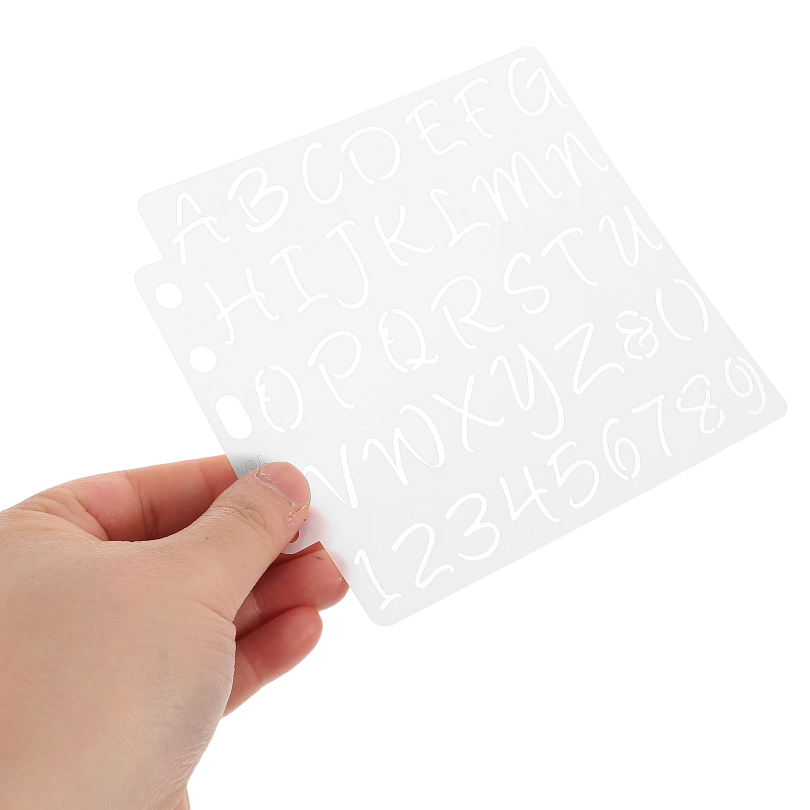 

6Pcs Precision Spray Paint Stencils Letters Numbers Plastic Templates for DIY Crafts Painting Wood Burning Embroidery