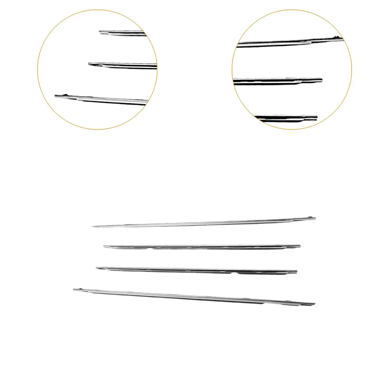 4 قطعة نافذة الباب الخارجي صب الكسوة 75720-60021 لاند كروزر 1991-1997 أجزاء إصلاح ملحقات السيارات المهنية