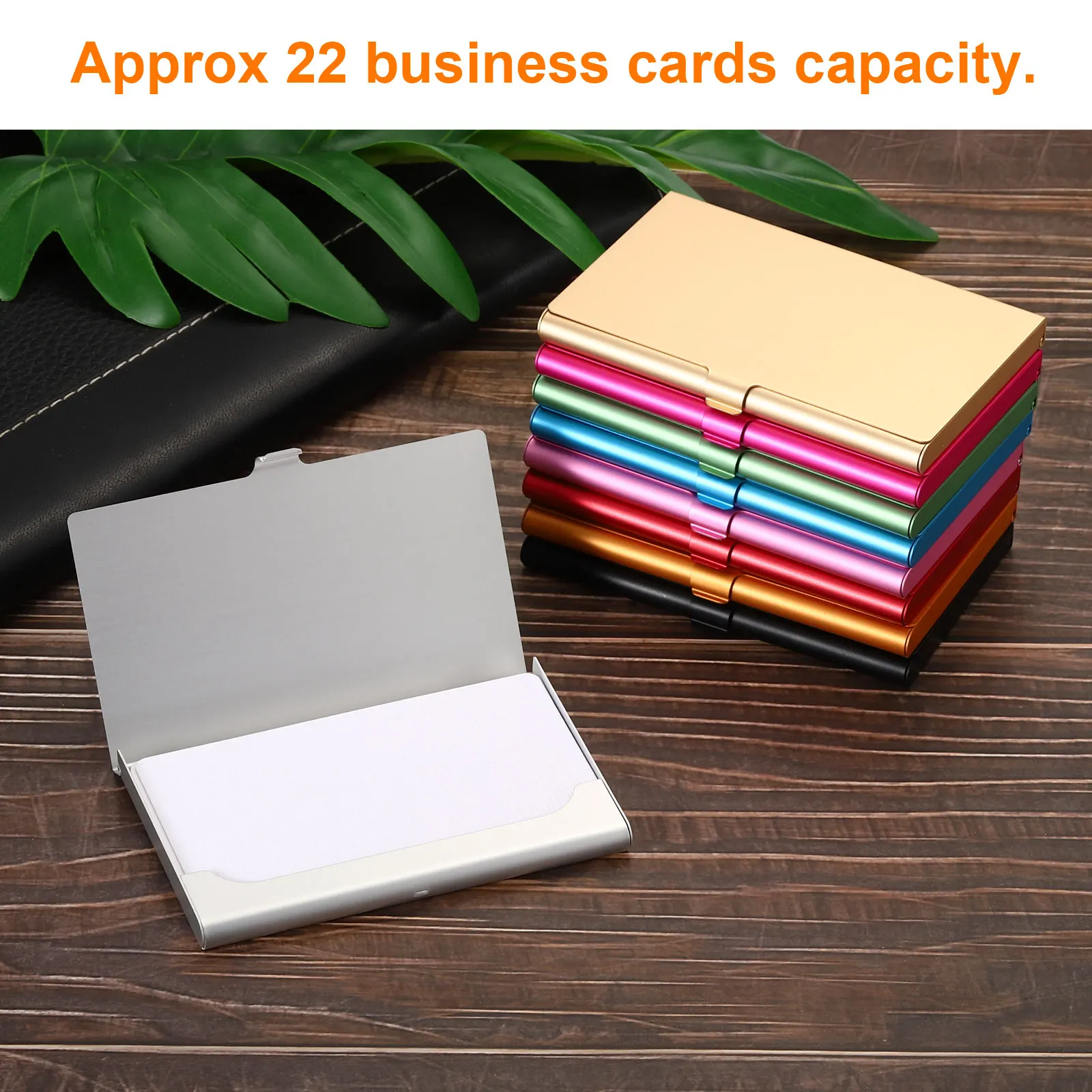 

1/2/3Pcs Business Card Holder 93x60x10mm Aluminum Metal Card Case Professional Pocket Card Holder for Name Card Credit Card