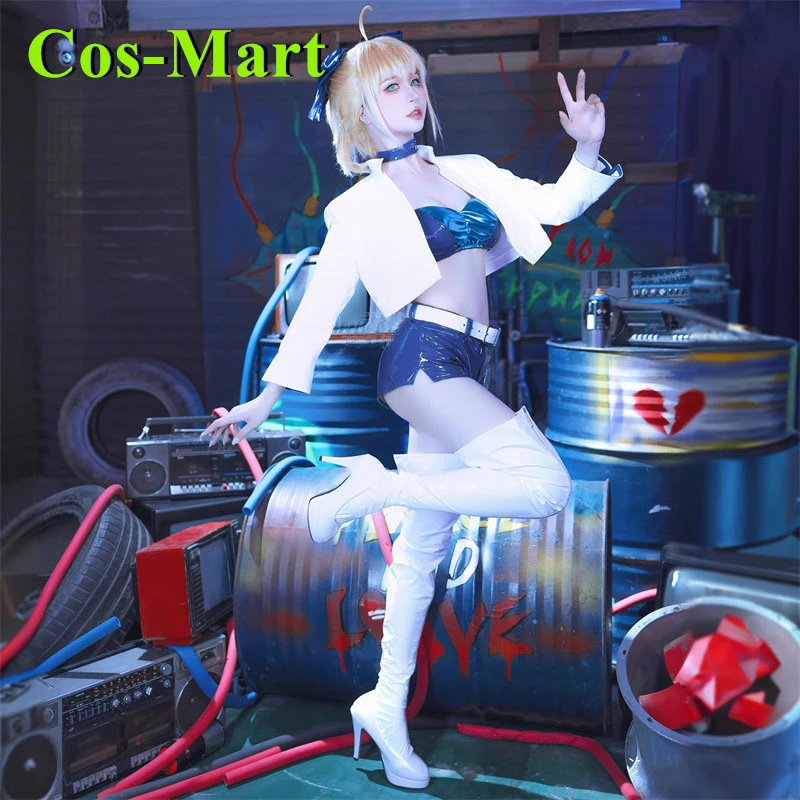 كوس مارت لعبة مصير البقاء ليلة صابر تأثيري حلي سباق فتاة نيرو كلوديوس أقوى مصير FGO فستان قتال لعب الأدوار الملابس