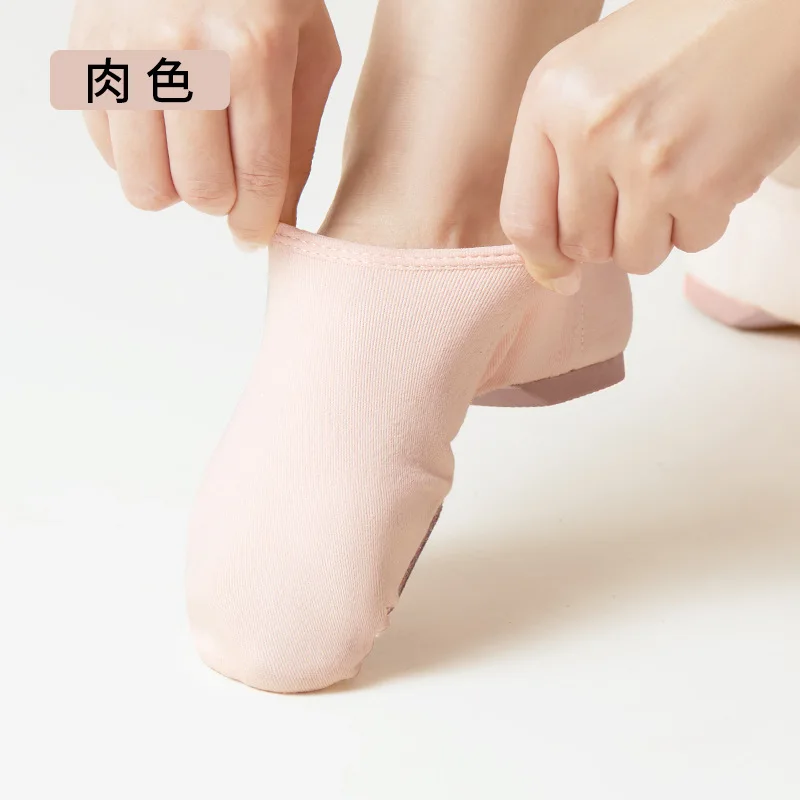 2024 Soft Soled Elastic Cloth Dance Shoes Plus Size Stretch Soft Soles Jazz Dance Shoes Kids Girl Classical Training Shoes Women