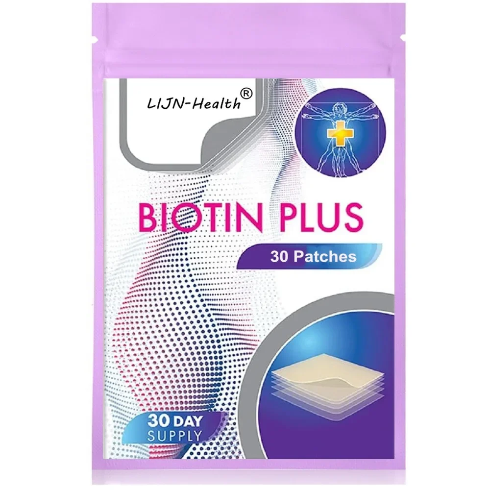 

Biotin Plus Transdermal Patches - 30 Patches One Month Supply