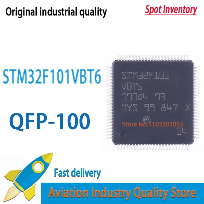 1~10PCS/LOT STM32F101VBT6 STM32F101 VBT6 QFP-100 Brand new in stock