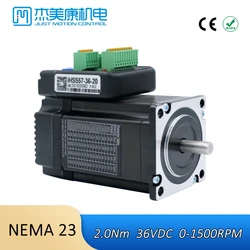 JMC Original Nema 23 2Nm DC36V Integrated Closed Loop Easy Stepper-servo Motor & Driver for 3D Printing Machine Kit IHSS57-36-20