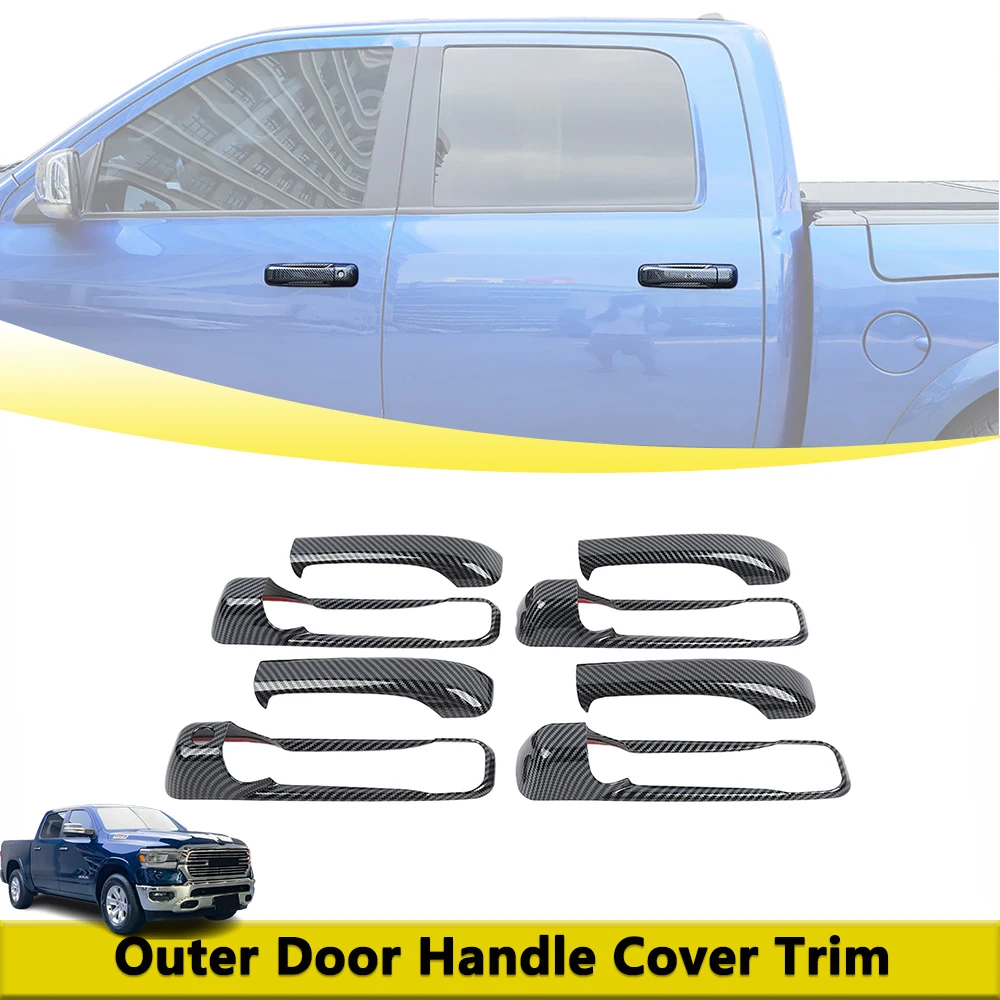 

Outer Door Handle Cover Trim for Dodge RAM 2009-2018 Jeep Grand Cherokee 2007-2010 Commander 2006-2010 Car Styling Accessories