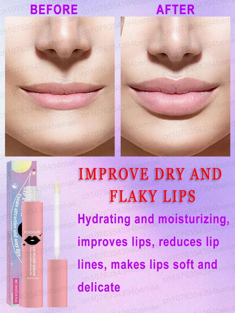 Three-dimensional plump lips, a more charming smile, 100% effective