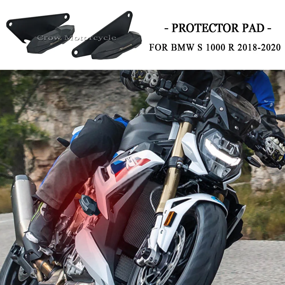 For BMW S1000R S 1000 R 1000R 2018-2020 Motorcycle Anti-Fall Glue Frame Sliders Falling Protection Guard Pads Kit 2018 2019 2020