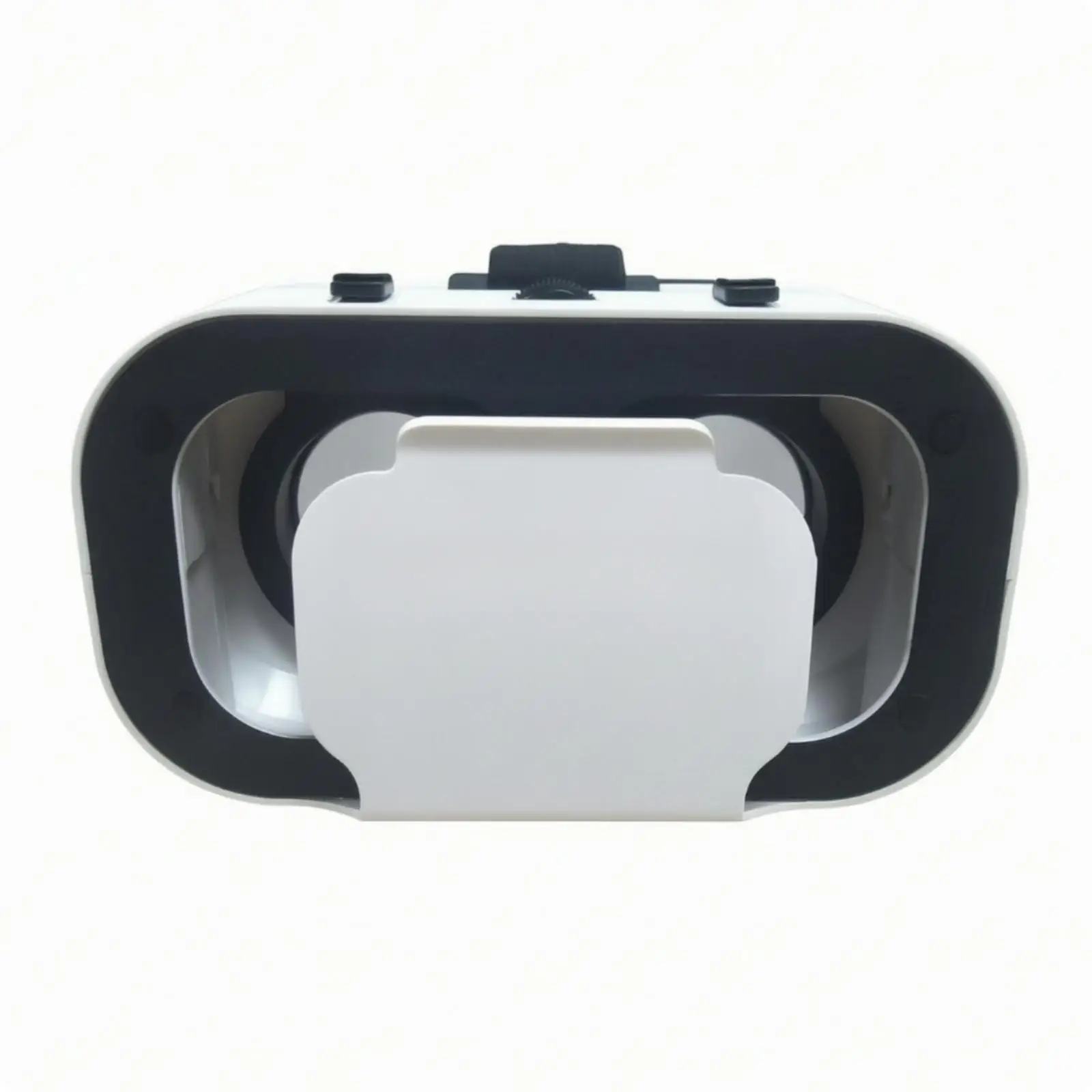 Phone VR Headset 3D Viewer with Front Compartment for Secure Device Placement and Wide Compatibility for 4.7 to 6.53 Inch Mobile
