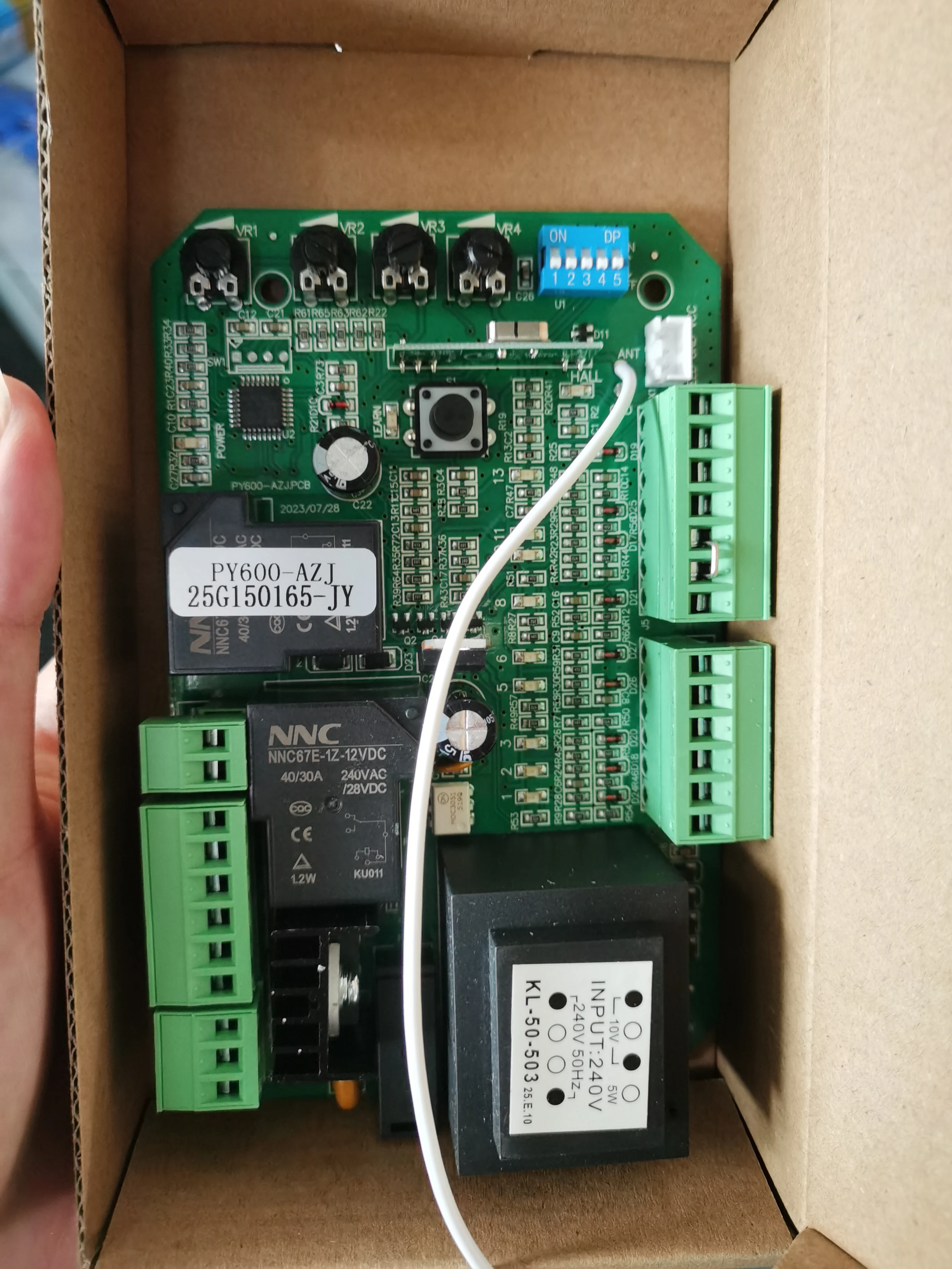 スライドゲートオープナーacモータ制御ボードユニットpcbコントローラ回路基板電子カードソフトスタート