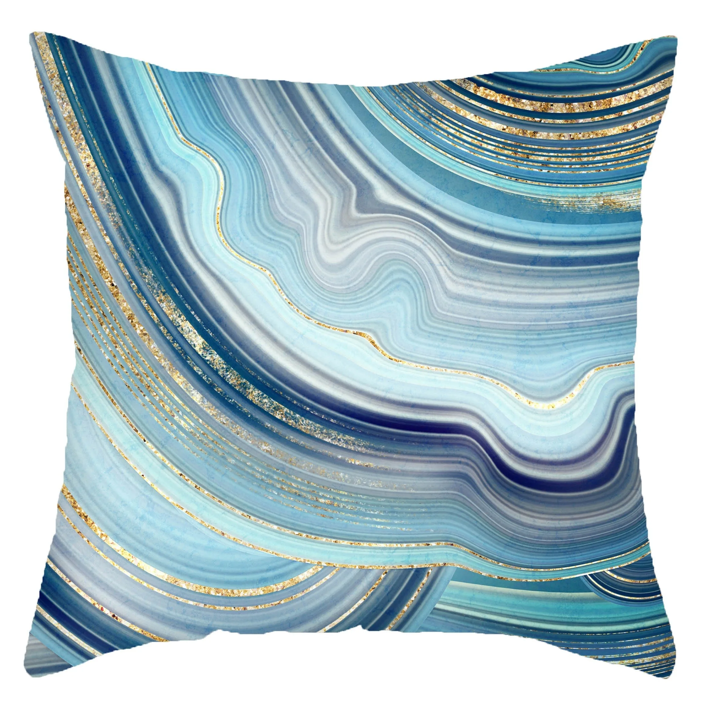 Abstract marble pattern sofa cushion cover vintage luxury living room bedroom home decoration pillowcase with zipper