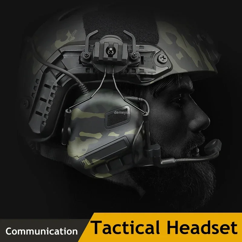 

Tactical Headset Communication Accessories Shooting Headset Hunting Headphone Airsoft Ear Protection Earphones