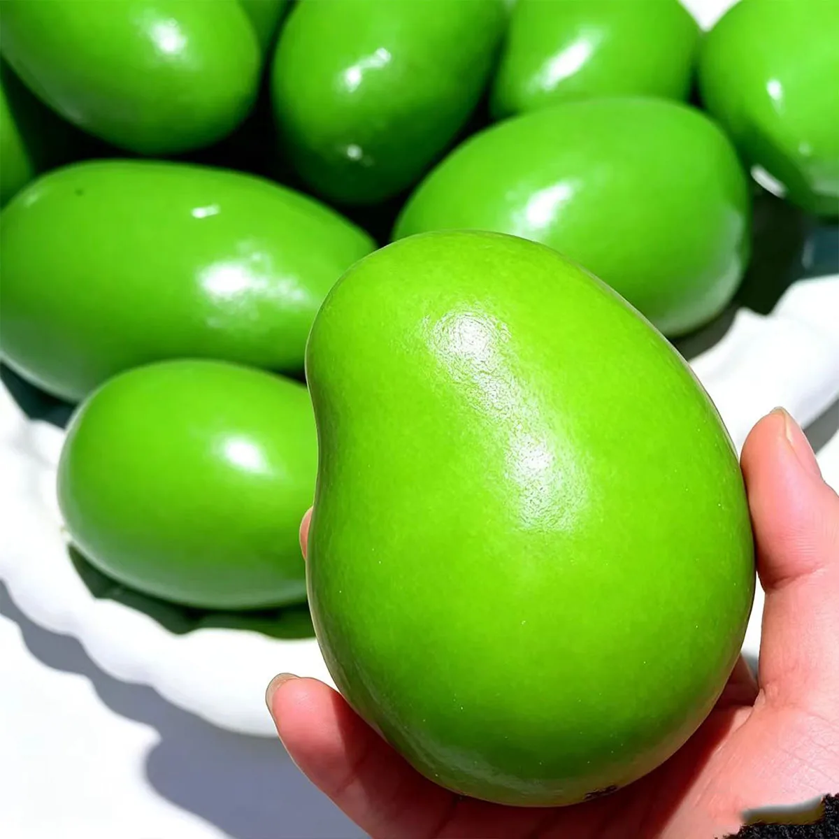 Color Changing Mango Squishy Fidget gift, Soft ASMR Sensory Squeeze Ball, Anti-Anxiety Stress Relief Fidget gift for Adults