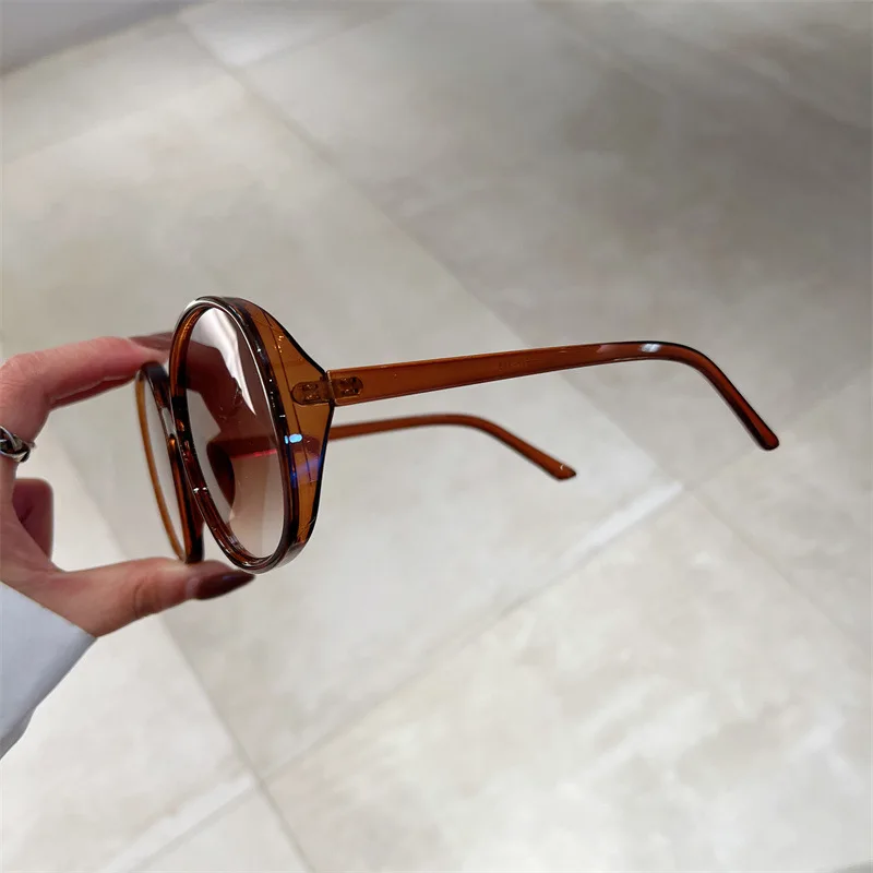 Luxury Brand Designer Round Sunglasses Women For Men 2023 Vintage Fashion Sun Glasses Trendy Punk Oversized Big Frame Shades