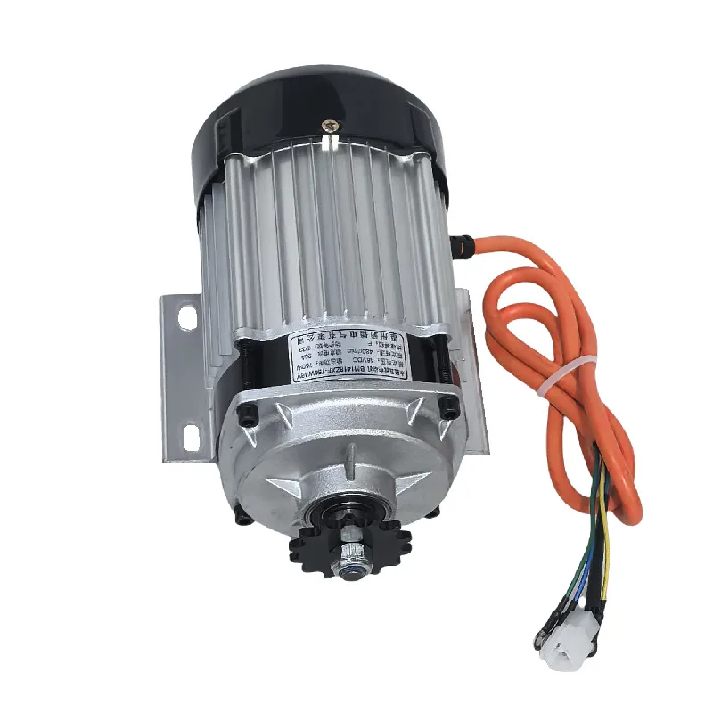 BM1418ZXF Permanent Magnet Brushless Geared Motor – 350W-750W 48V for Electric Tricycle, DC Reduction Drive